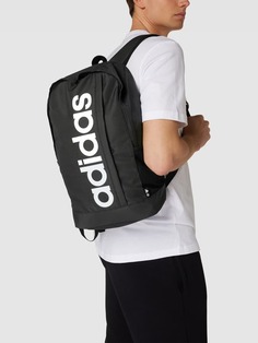 Рюкзак с принтом этикетки adidas Originals, черный