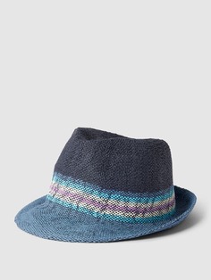 Соломенная шляпа из бумажной соломки модель &quot;ТАПЕТРИЛ&quot; Esprit, темно-синий