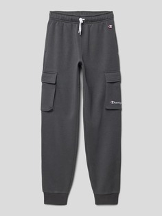 Спортивные брюки с карманами-карго CHAMPION, графит