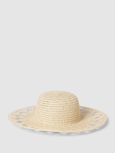 Соломенная шляпа с детализацией лейбла модель &quot;LADYVILLE&quot; Chillouts, бежевый