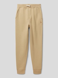 Спортивные брюки с эластичным поясом Polo Ralph Lauren, хаки