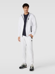 Спортивные брюки с боковыми карманами EA7 Emporio Armani, белый