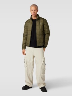 Стеганая куртка с аппликацией этикетки, модель Meefic G-Star Raw, оливково-зеленый
