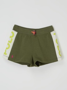 Спортивные шорты с полосками с логотипом Polo Ralph Lauren, оливково-зеленый