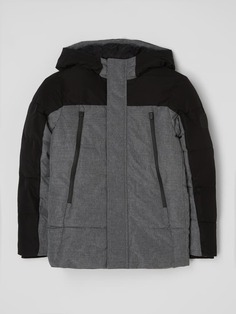Стеганая куртка двухцветного дизайна Jack &amp; Jones, черный