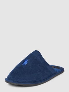 Тапочки с пришивной этикеткой модель &quot;KLARENCE&quot; Polo Ralph Lauren, темно-синий