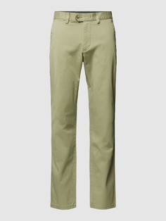 Тканевые брюки однотонного дизайна Christian Berg, светло-зеленый