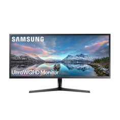 Монитор Samsung S34J550WQC, 34&quot;, 3440 x 1440, 75 Гц, VA, черный