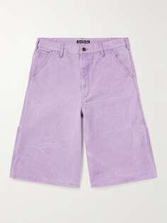 Широкие джинсовые шорты Rexter ACNE STUDIOS, фиолетовый