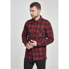 Рубашка Urban Classics Basic Flannel, черный