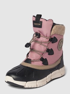 Ботинки с застежкой-кулиской, модель FLEXYPER Geox, розовый