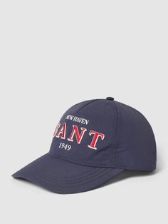 Базовая кепка с пришивной этикеткой, модель «GRAPHIC» Gant, темно-синий
