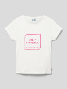 Футболка с принтом-лейблом модель &quot;КУБ&quot; ONeill, белый Oneill