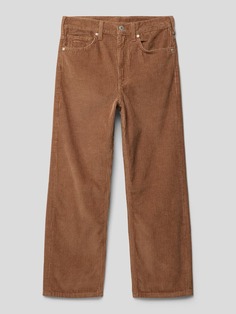 Вельветовые брюки свободного кроя Gant, светло-коричневый
