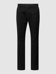 Брюки чиносы приталенного кроя с задними карманами модель SCANTON Tommy Jeans, черный