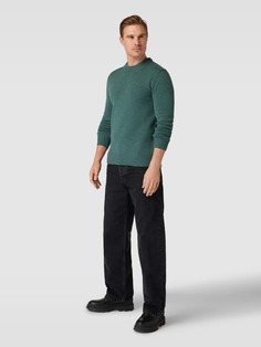 Вязаный свитер с круглым вырезом модель &quot;ГЕМО&quot; Minimum, зеленый