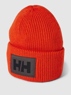 Шапка с нашивкой-лейблом Helly Hansen, оранжевый