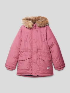 Зимняя куртка с отделкой из искусственного меха s.Oliver, розовый