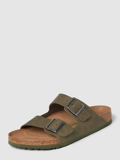 Шлепанцы с застежками модель &quot;Аризона&quot; Birkenstock, оливково-зеленый