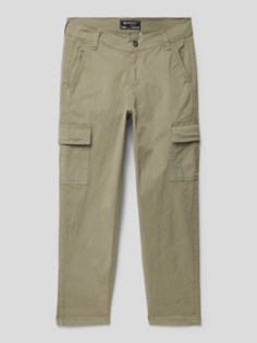 Широкие брюки-карго с эластичным материалом Blue Effect, зеленый