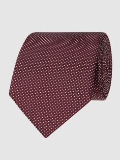 Шелковый галстук с узором по всей поверхности Willen, бордо