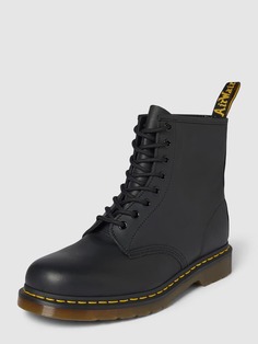 Кожаные ботинки с лейблом Dr. Martens, черный