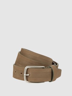 Кожаный ремень с фактурным узором Lloyd Men&apos;s Belts, оливково-зеленый