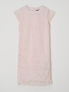 Кружевное платье крючком Guess, светло-розовый