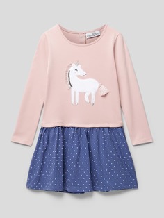 Мини-платье с карманами Happy Girls, пыльно-розовый