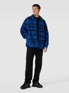 куртка-рубашка в клетку тартан Calvin Klein Jeans, синий