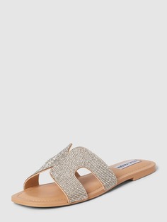 Мюли с отделкой стразами Steve Madden, серебро