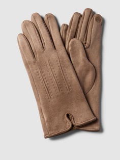 Перчатки однотонного дизайна EEM, серо-коричневый