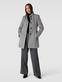 Пальто с воротником стойкой Fuchs Schmitt, светло-серый