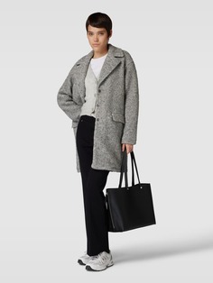 Пальто в крапинку, модель &quot;Хироми&quot; Opus, светло-серый