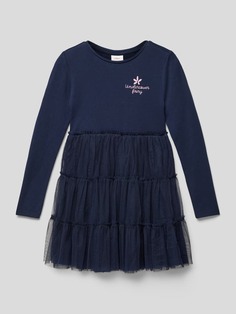 Платье с фатиновой юбкой модель &quot;Снова в школу&quot; s.Oliver, темно-синий