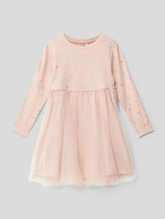 Платье с узором по всей поверхности Name It, пыльно-розовый