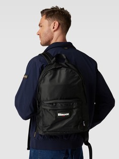 Рюкзак с нашивкой-лейблом, модель &quot;EASY&quot; Blauer USA, черный