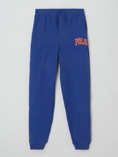 Спортивные брюки с вышивкой логотипа Polo Ralph Lauren, синий