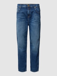 Свободные зауженные джинсы с пятью карманами, модель SANDOT Replay, темно-синий