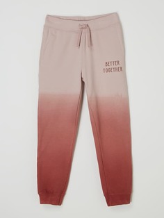 Спортивные брюки с градиентом цвета, модель Ditmar Name It, пыльно-розовый