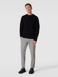 Узкие брюки чиносы с французскими боковыми карманами Calvin Klein, серебро