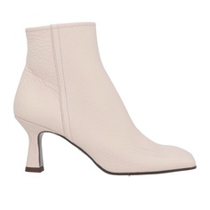 Ботильоны Zinda Textured Leather Square Toeline Spool Heel, светло-розовый