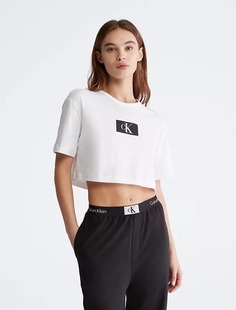 Футболка Calvin Klein Calvin Klein 1996 Lounge Cropped, белый