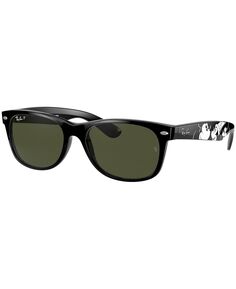 Поляризованные солнцезащитные очки унисекс disney, rb2132 Ray-Ban, черный