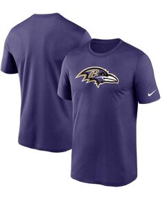 Мужская фиолетовая футболка big and tall baltimore ravens logo essential legend performance Nike, фиолетовый