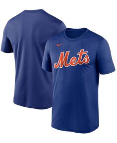 Мужская футболка royal new york mets wordmark legend Nike