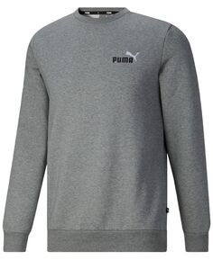 Мужская толстовка Puma Embroidered-Logo Crewneck, серый