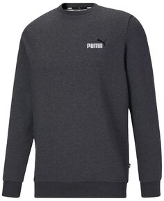Мужская толстовка Puma Embroidered-Logo Crewneck, темно-серый