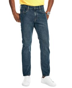 Мужские спортивные зауженные джинсы из эластичного денима с 5 карманами Nautica, мульти
