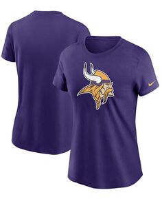 Женская фиолетовая футболка с логотипом Minnesota Vikings Essential Nike